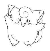 Clefairy Online Värvimine